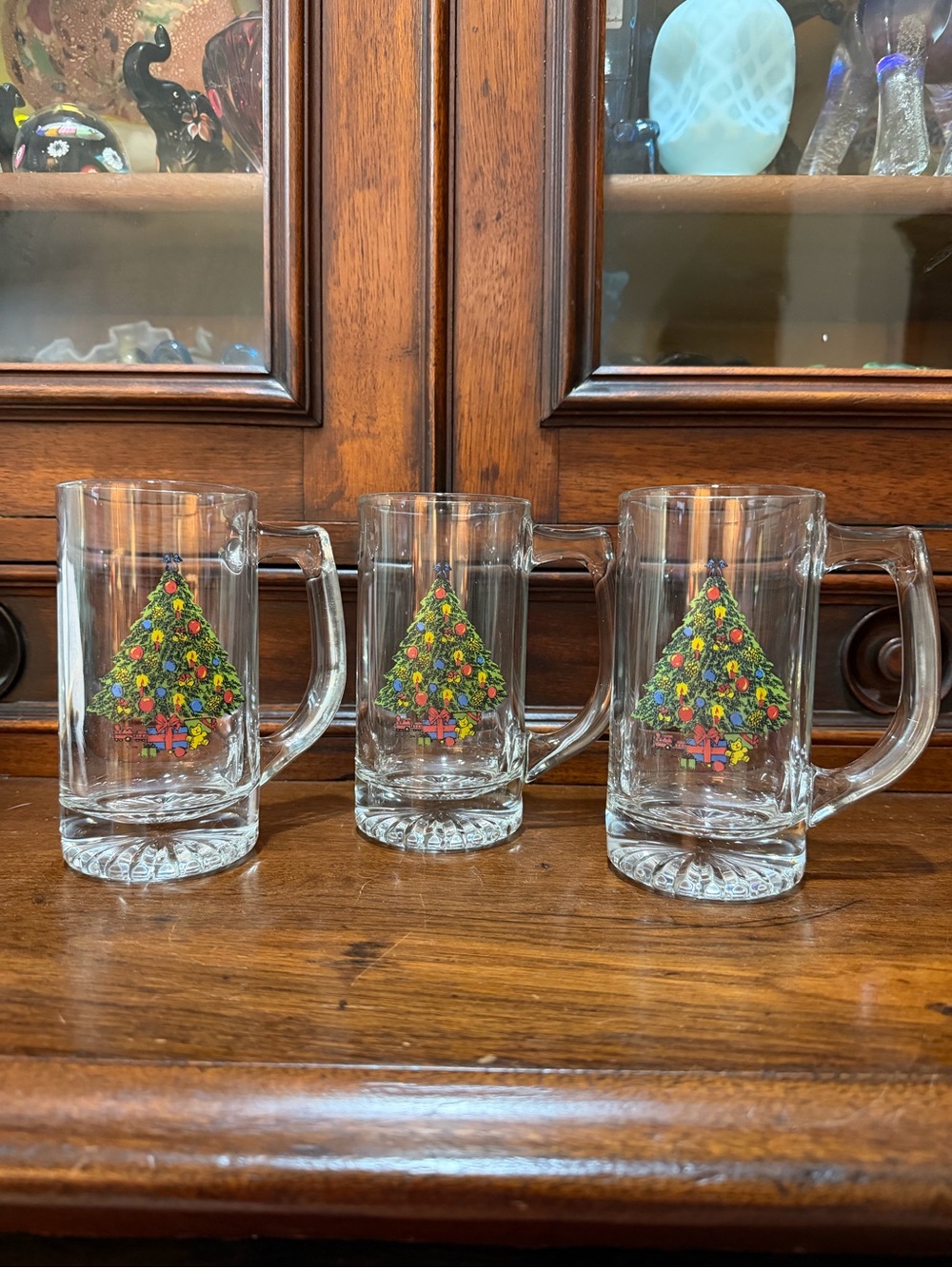 Carlton Sabin Christmas Tree Mugs (Set Of 3)